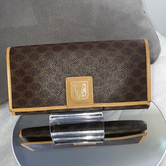 CELINE Macadam PVC Long Bifold Wallet - Picture 1 of 13